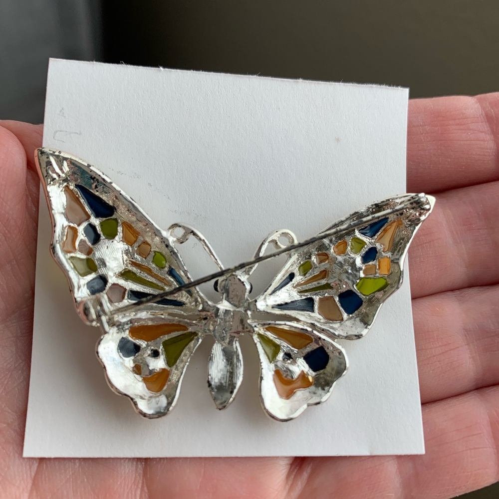 Vintage Butterfly Pin - Picture 5 of 8